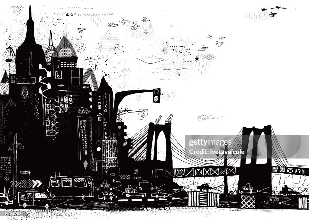 New York City vector illustration