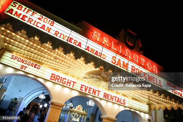 General view of atmosphere at The American Riviera Award Honoring Sam Rockwell during The 33rd Santa Barbara International Film Festival at Arlington...