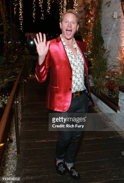 Carson Kressley attends Netflix's Queer Eye premiere screening and after party on February 7, 2018 in West Hollywood, California.