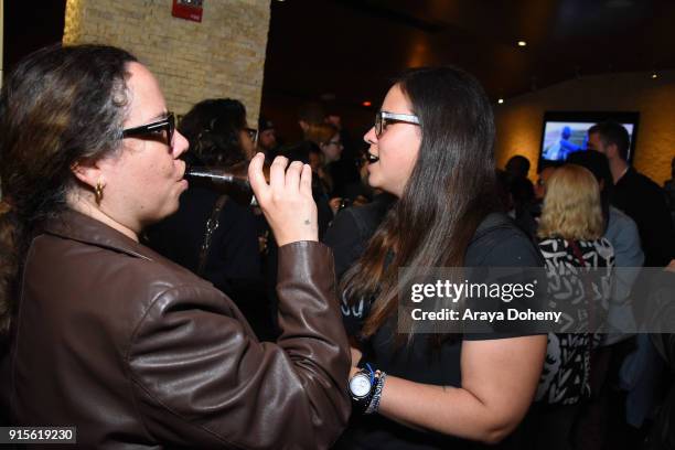 Guests attend the Film Independent hosts Directors Close-Up Screening of "Lady Bird" at Landmark Theatre on February 7, 2018 in Los Angeles,...