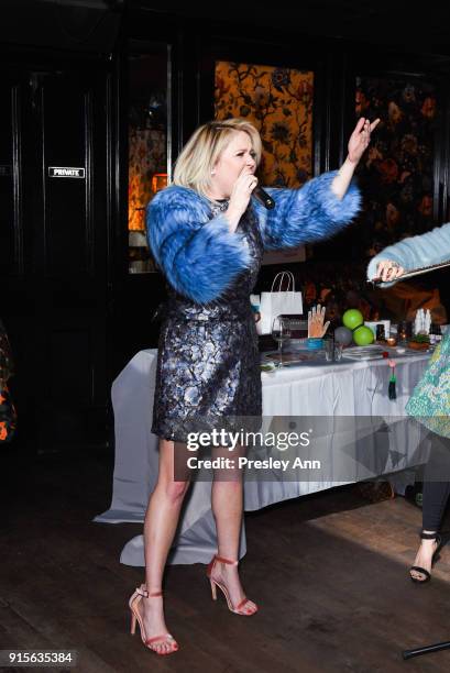 Chloe Lowery attends Leesa Rowland's Animal Ashram Pop-Up Penthouse on February 7, 2018 in New York City.