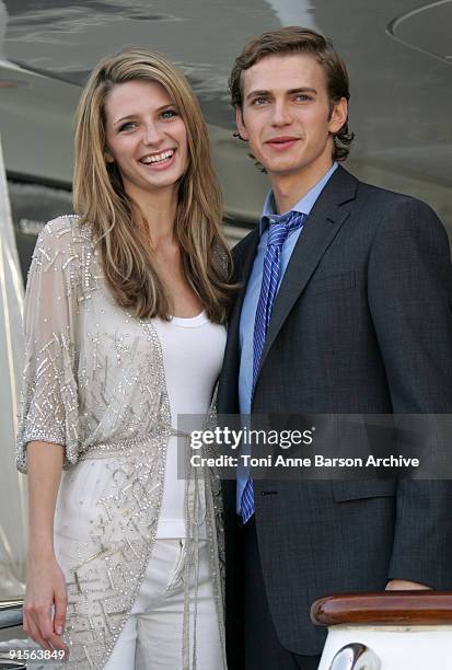 Mischa Barton and Hayden Christensen