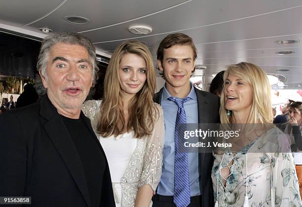 Roberton Cavalii, Mischa Barton, Hayden Christensen and Martha De Laurentiis