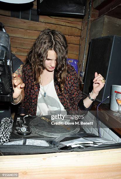 Musician Coco Sumner attends the Book Club VIP launch on October 7, 2009 in London, England.