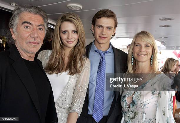 Roberton Cavalii, Mischa Barton, Hayden Christensen and Martha De Laurentiis