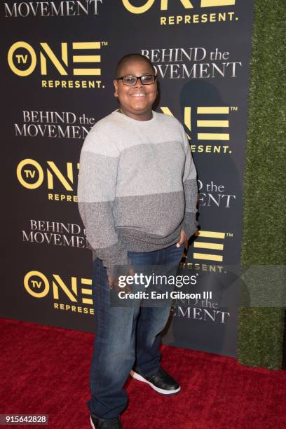 Akinyele Caldwell attends "Behind The Movement" Los Angeles Premiere at Harmony Gold Theatre on February 7, 2018 in Los Angeles, California.