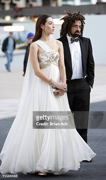 Actress Emmy Rossum and musician Adam Duritz attends the 2009 American Ballet Theatre Fall Gala at Avery Fisher Hall, Lincoln Center on October 7,...
