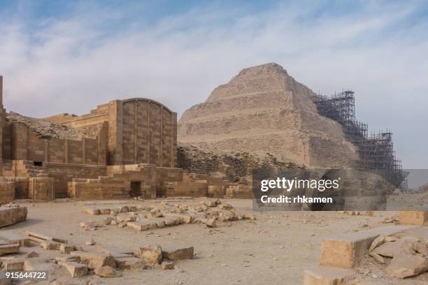 sakkara or saqqara, near cairo, egypt - saqqara stock pictures, royalty-free photos & images
