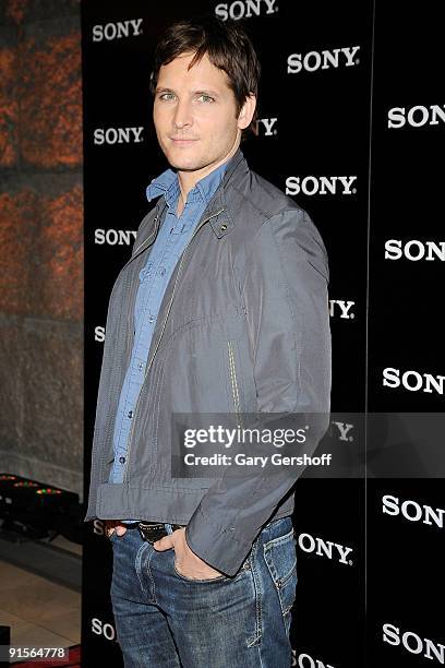 Actor Peter Facinelli attends a launch celebration for three new VAIO products and the Windows 7 operating system at Guastavino's on October 7, 2009...
