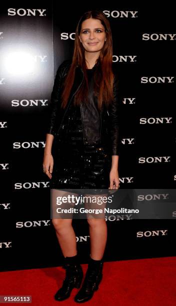 Actress Mischa Barton attends a celebration for the new Sony VAIO products at Guastavino's on October 7, 2009 in New York City.