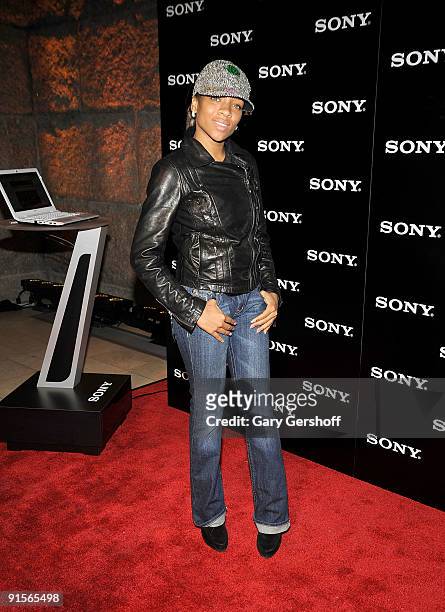 Recording artist Lil' Mama attends a launch celebration for three new VAIO products and the Windows 7 operating system at Guastavino's on October 7,...