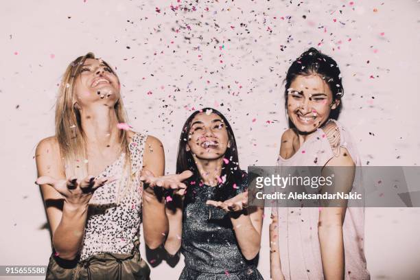 lady's party - girlfriend stock pictures, royalty-free photos & images