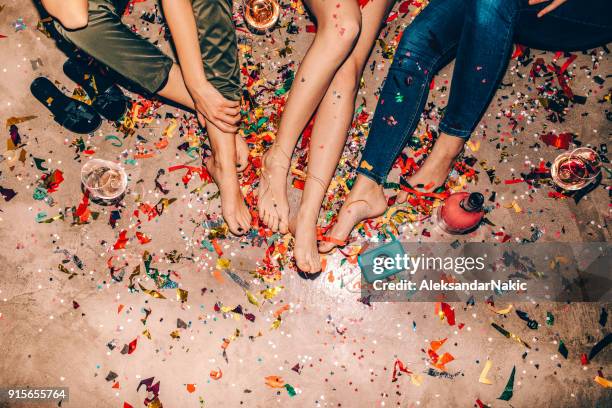 girls just want to have fun! - girlfriend feet stock pictures, royalty-free photos & images