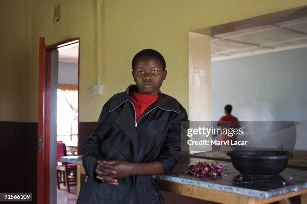 Nanetia Brenda Kamamia at the Tasaru Safehouse for Girls December 20, 2006 in Narok, Kenya. The Tasaru Safehouse receives young Maasai girls from...