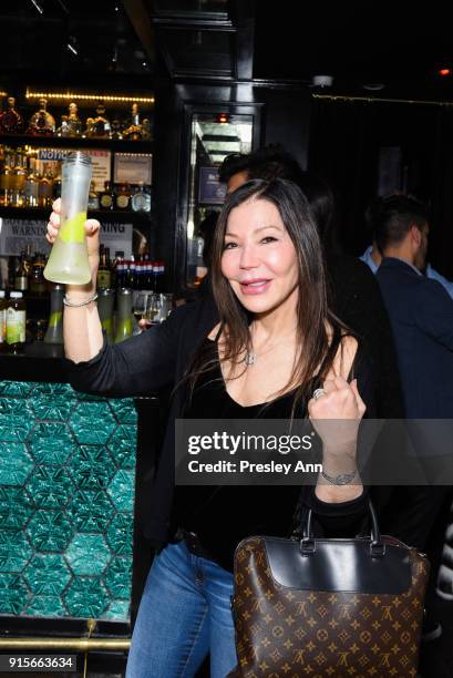 Guests attend Leesa Rowland's Animal Ashram Pop-Up Penthouse on February 7, 2018 in New York City.