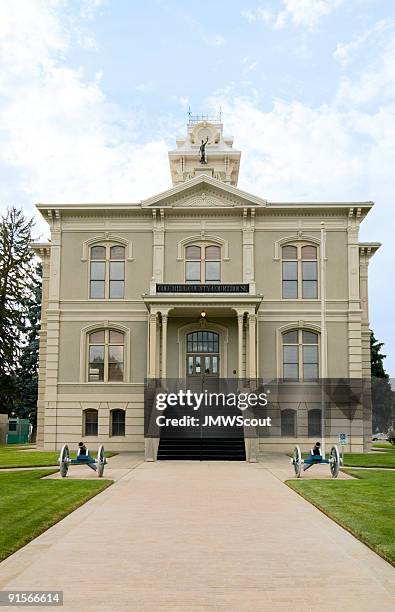 columbia county courthouse - columbia county wisconsin stock pictures, royalty-free photos & images