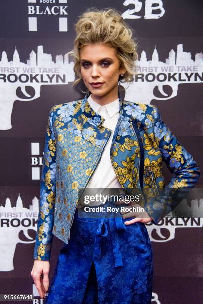 AnnaLynne McCord attends "First We Take Brooklyn" New York Premiere at Regal Battery Park Cinemas on February 7, 2018 in New York City.