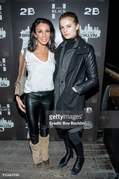Christine and Danielle Staub attend "First We Take Brooklyn" New York Premiere after party at the Marquee Nightclub on February 7, 2018 in New York...