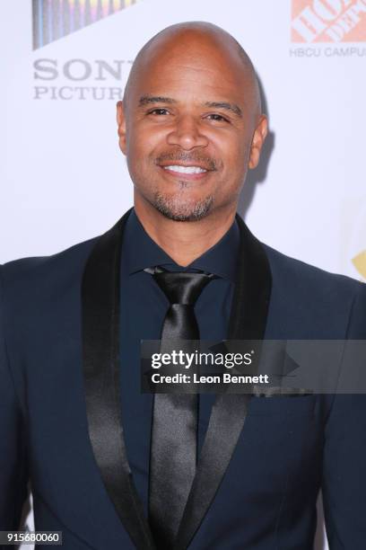 Actor Dondre Whitfield attends the 9th Annual AAFCA Awards at Taglyan Complex on February 7, 2018 in Los Angeles, California.