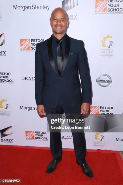 Actor Dondre Whitfield attends the 9th Annual AAFCA Awards at Taglyan Complex on February 7, 2018 in Los Angeles, California.