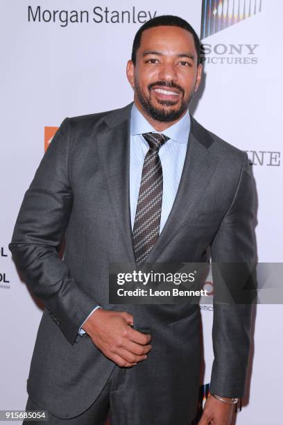 Actor Laz Alonso attends the 9th Annual AAFCA Awards at Taglyan Complex on February 7, 2018 in Los Angeles, California.