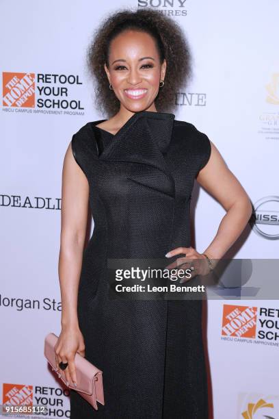 Actress Dawn-Lyen Gardner attends the 9th Annual AAFCA Awards at Taglyan Complex on February 7, 2018 in Los Angeles, California.