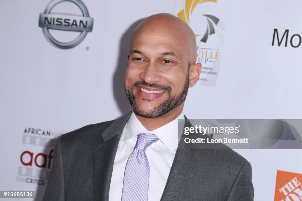 Actor Keegan-Michael Key attends the 9th Annual AAFCA Awards at Taglyan Complex on February 7, 2018 in Los Angeles, California.