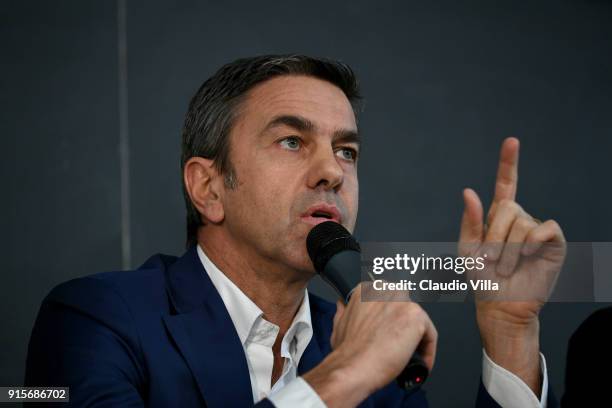 Vice Commissioner Alessandro Costacurta attends Italian Football Federation '2019 UEFA European Under-21 Championship' Workshop on February 8, 2018...