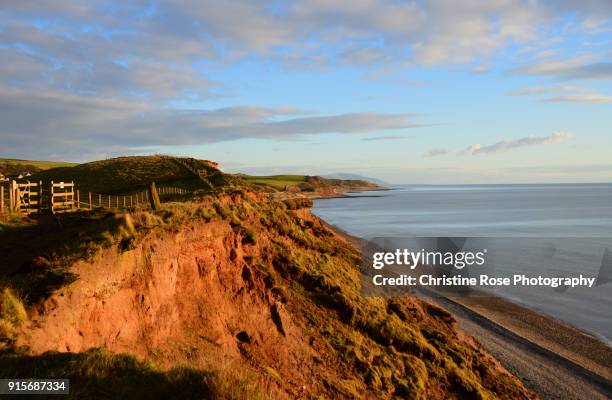 coastal erosion - st bees stock pictures, royalty-free photos & images