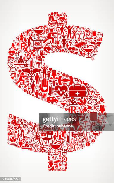 dollar garden and gardening vector icon pattern - senior exercise machine stock illustrations
