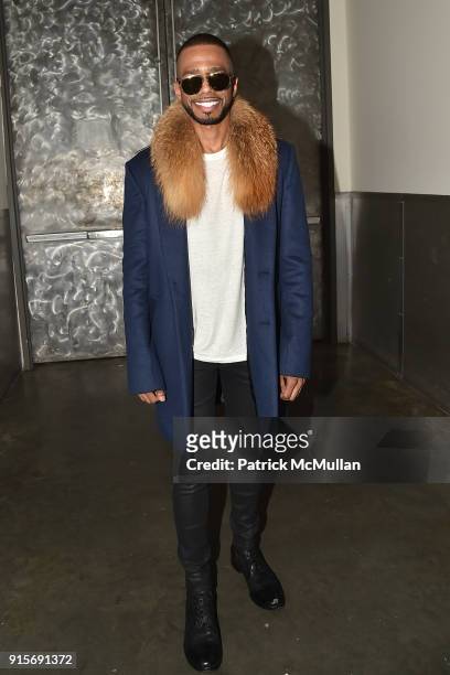 Eric West attends The Blue Jacket Fashion Show Benefiting Prostate Cancer Foundation at Pier 59 on February 7, 2018 in New York City.