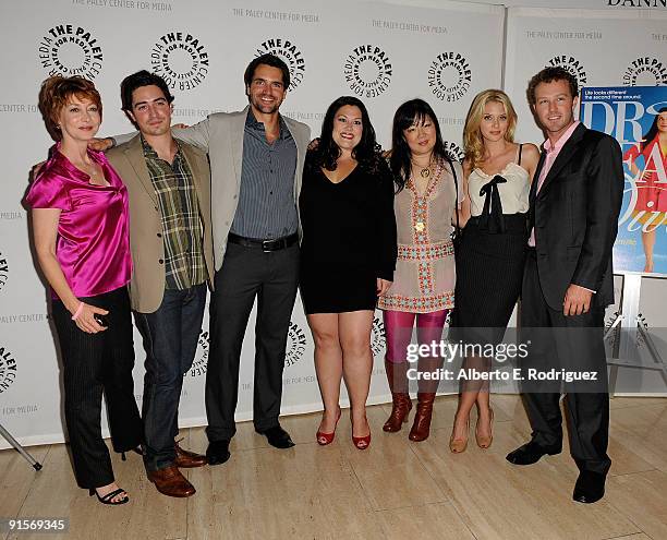 Actress Sharon Lawrence, actor Ben Feldman, actor Jackson Hurst, actress Brooke Elliott, actress Margaret Cho, actress April Bowlby and actor Devon...