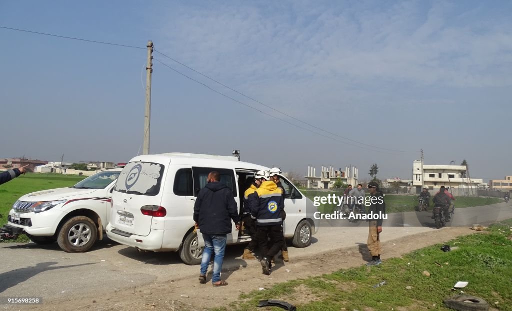 Russian airstrikes in Syria's Idlib