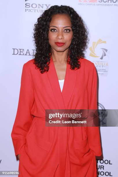 Host/ Television personality Nischelle Turner attends the 9th Annual AAFCA Awards at Taglyan Complex on February 7, 2018 in Los Angeles, California.