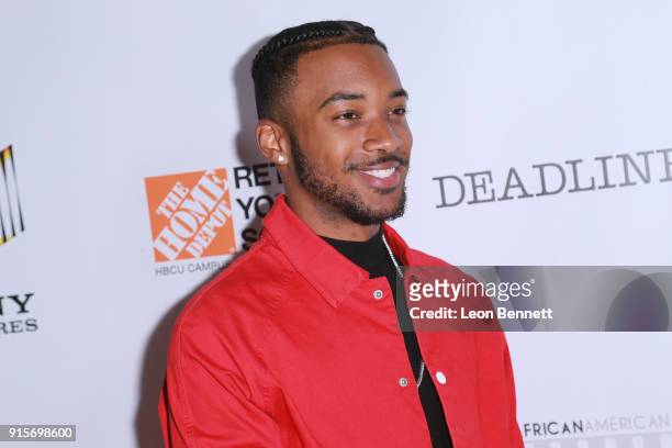 Actor Algee Smith attends the 9th Annual AAFCA Awards at Taglyan Complex on February 7, 2018 in Los Angeles, California.