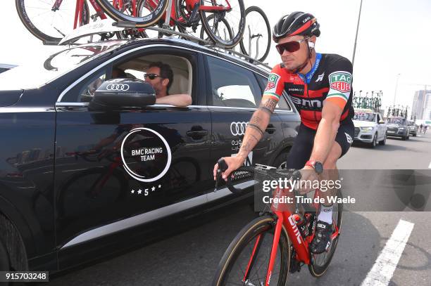 5th Tour Dubai 2018 / Stage 3 Nicolas Roche of Ireland / Team BMC Racing Team / Car / Skydive Dubai - Fujairah / Dubai Silicon Oasis Stage / Dubai...