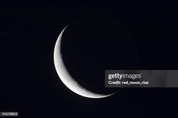 waning moon sickle - sickle stock pictures, royalty-free photos & images