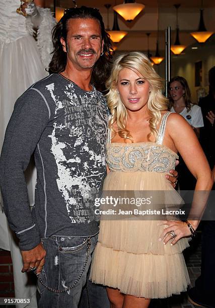 Lorenzo Lamas and Shayne Lamas attends the Famous Cupcakes Beverly Hills grand Opening hosted by the Kardashian Family on October 7, 2009 in Beverly...