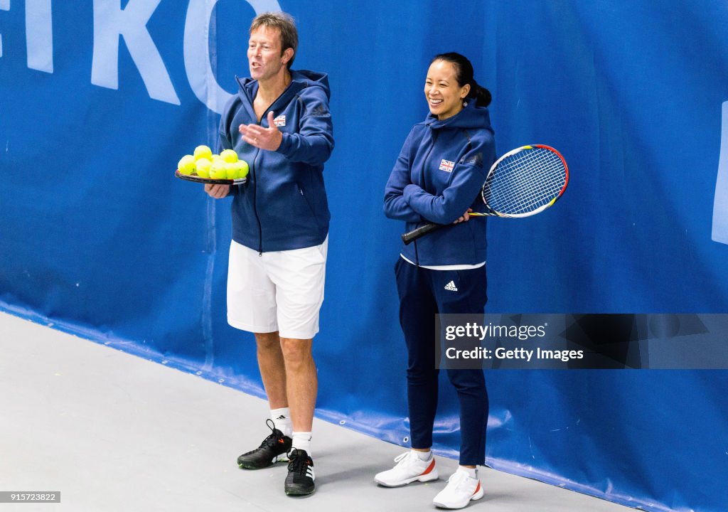 Great Britain Training - Davis Cup by BNP Paribas Europe/Africa Group B