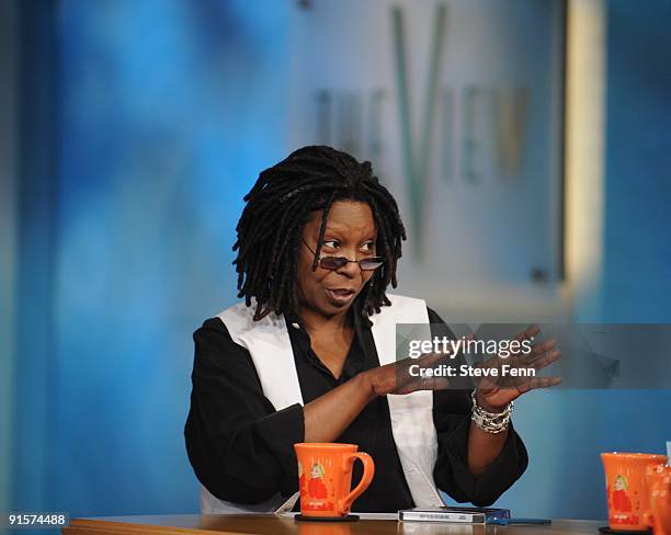 Co-host Whoopi Goldberg on "THE VIEW," TUESDAY, OCT. 6, 2009 on the Disney General Entertainment Content via Getty Images Television Network. WHOOPI...