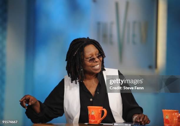 Co-host Whoopi Goldberg on "THE VIEW," TUESDAY, OCT. 6, 2009 on the Disney General Entertainment Content via Getty Images Television Network. WHOOPI...