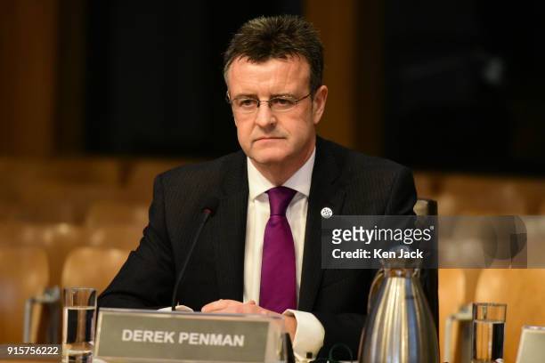 Inspector of Constabulary in Scotland Derek Penman gives evidence to the Justice Sub-Committee on Policing in the Scottish Parliament on HMICS review...