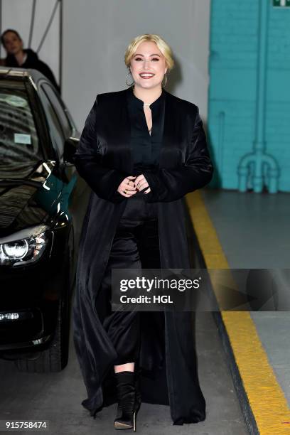 Hayley Hasselhoff seen at the ITV Studios on February 8, 2018 in London, England.