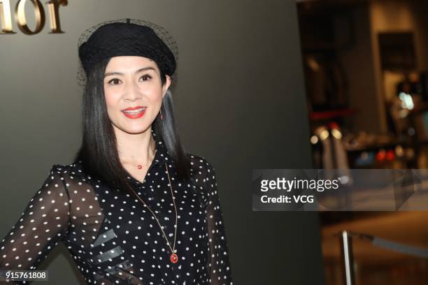 Actress Charlie Yeung attends the Dior event on February 8, 2018 in Hong Kong, China.
