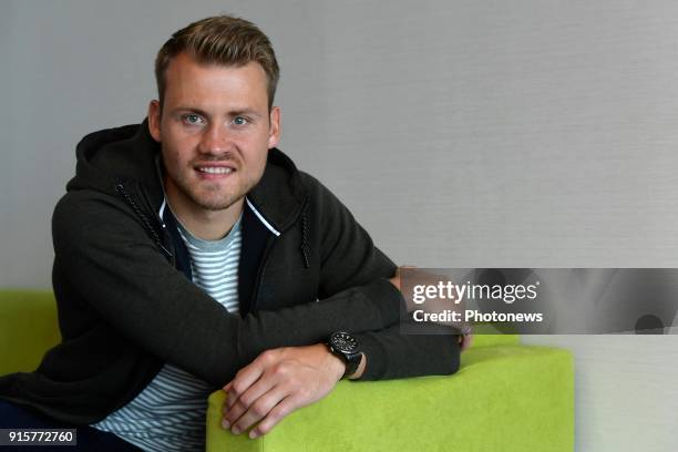 Simon Mignolet, goalkeeper of Liverpool FC, pictured during photo session on August 09, 2017 in Liverpool, United Kingdom, 9/08/2017