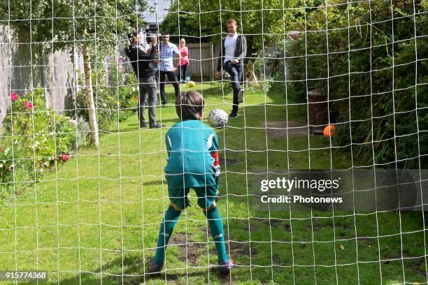 Simon Mignolet, goalkeeper of Liverpool FC, pictured during photo session on August 09, 2017 in Liverpool, United Kingdom, 9/08/2017