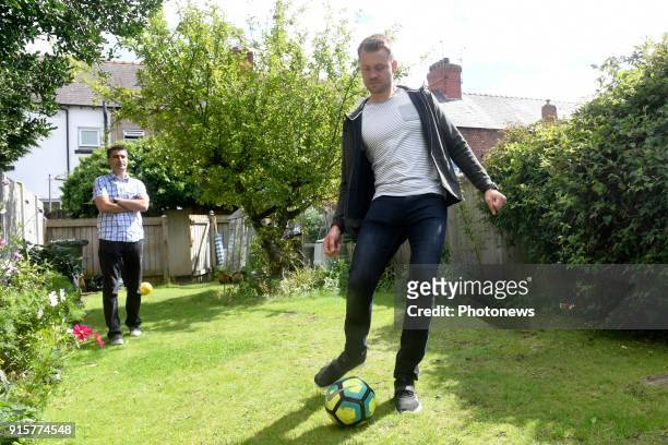 Simon Mignolet, goalkeeper of Liverpool FC, pictured during photo session on August 09, 2017 in Liverpool, United Kingdom, 9/08/2017