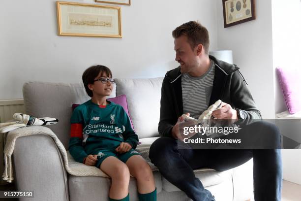 Simon Mignolet, goalkeeper of Liverpool FC, pictured during photo session on August 09, 2017 in Liverpool, United Kingdom, 9/08/2017