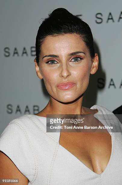 Nelly Furtado attends the Elie Saab Pret a Porter show as part of the Paris Womenswear Fashion Week Spring/Summer 2010 at Espace Ephemere Tuileries...