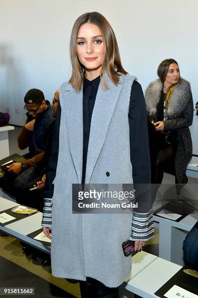 Model Olivia Palermo attends the front row for Noon by Noor during ...